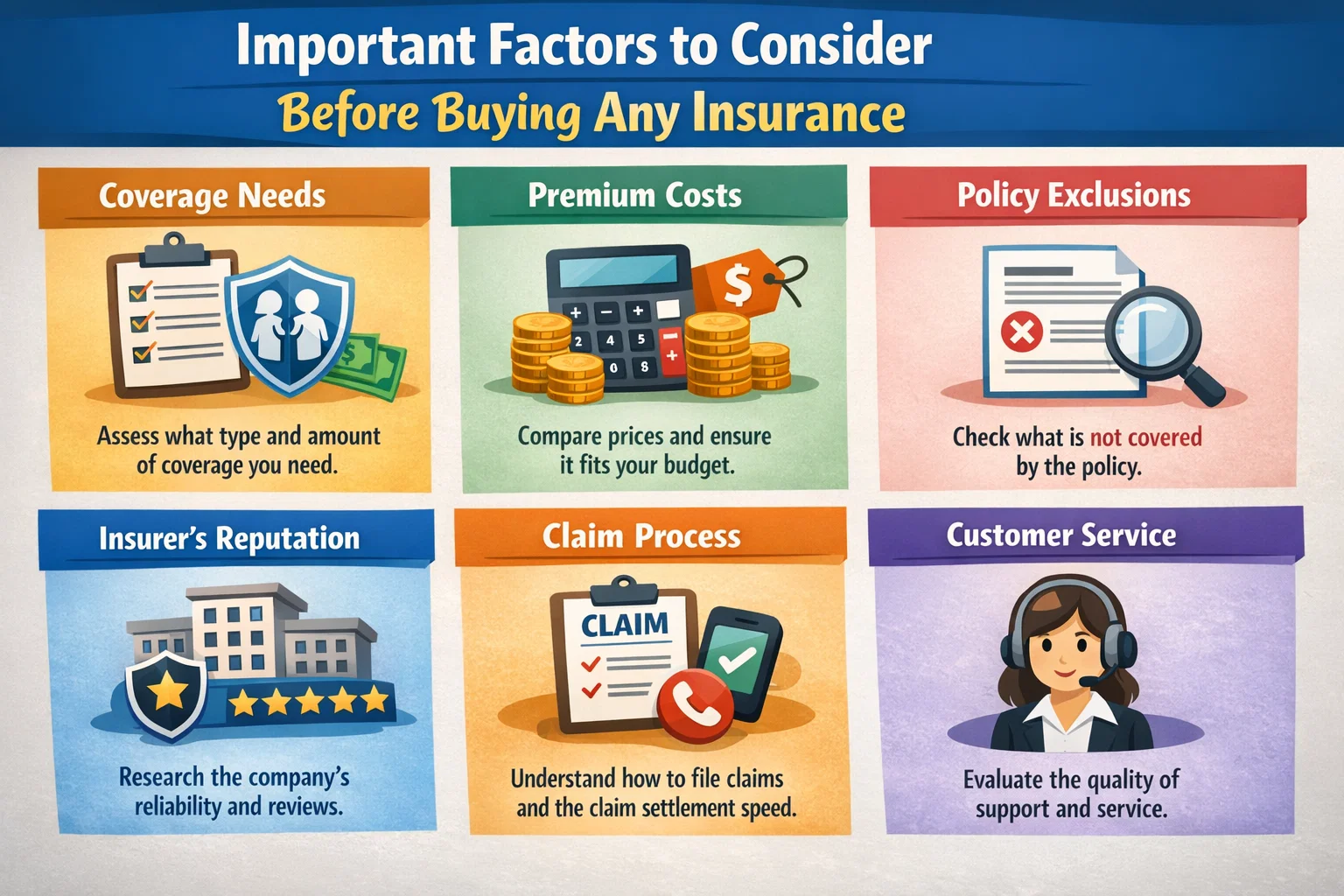 Important Factors to Consider Before Buying Any Insurance Thumbnail